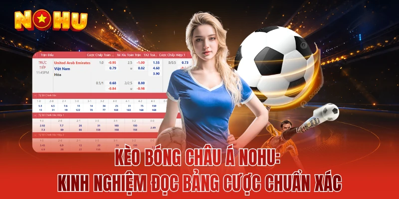 Kèo Bóng Châu Á NOHU: Kinh Nghiệm Đọc Bảng Cược Chuẩn Xác 