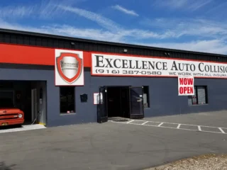 excellence auto collision center exterior